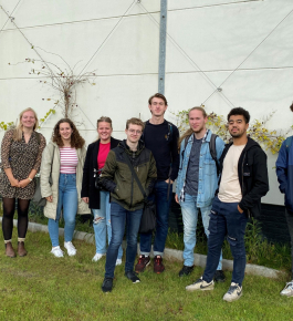 Studenten bezoeken Euvelgunne